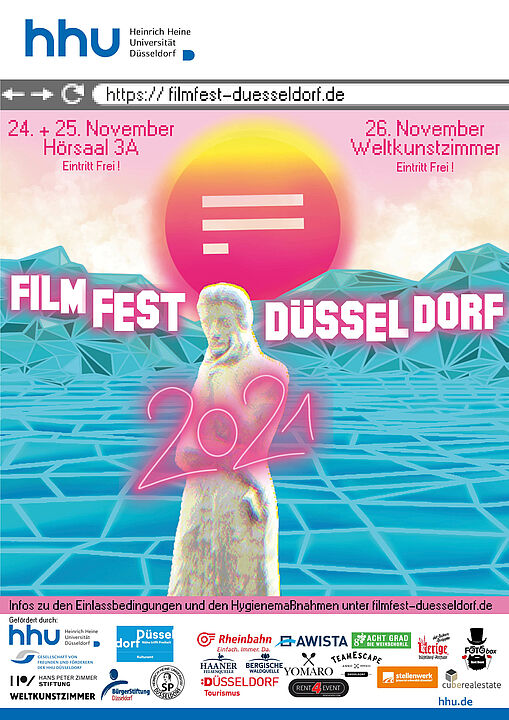 Offizielles Plakat vom Filmfest Düsseldorf 2021