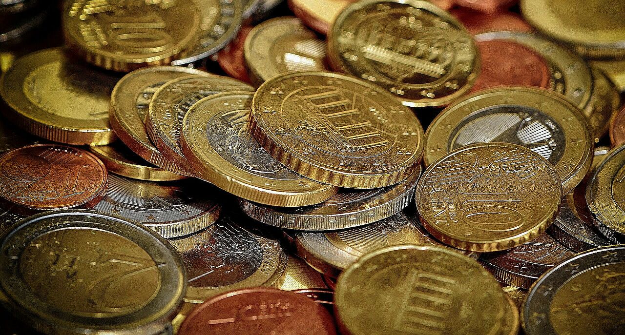 Verschiedene Euro-Münzen