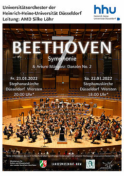 Konzerttplakat Uniorchester 2022