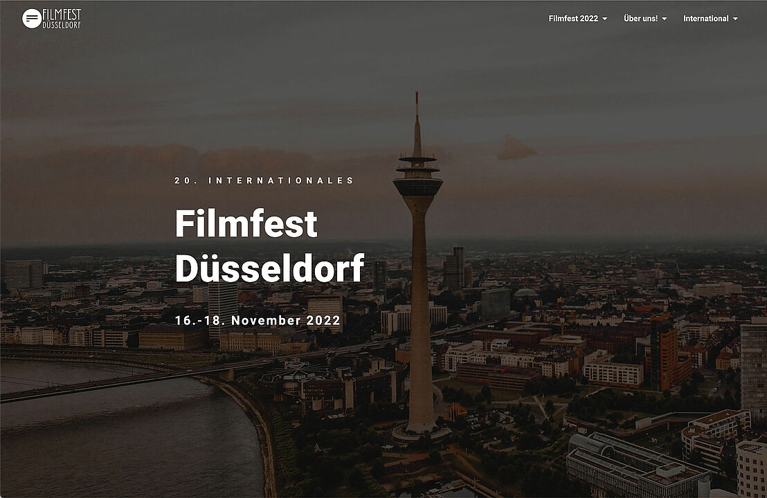 Website Filmfest Düsseldorf